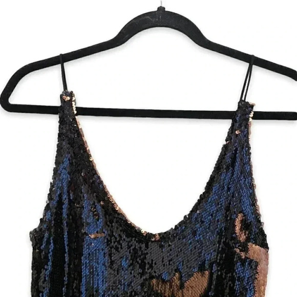 Free People Intimately Seeing Double Sequin Slip Dress Size XS Tall Petite - Picture 5 of 9